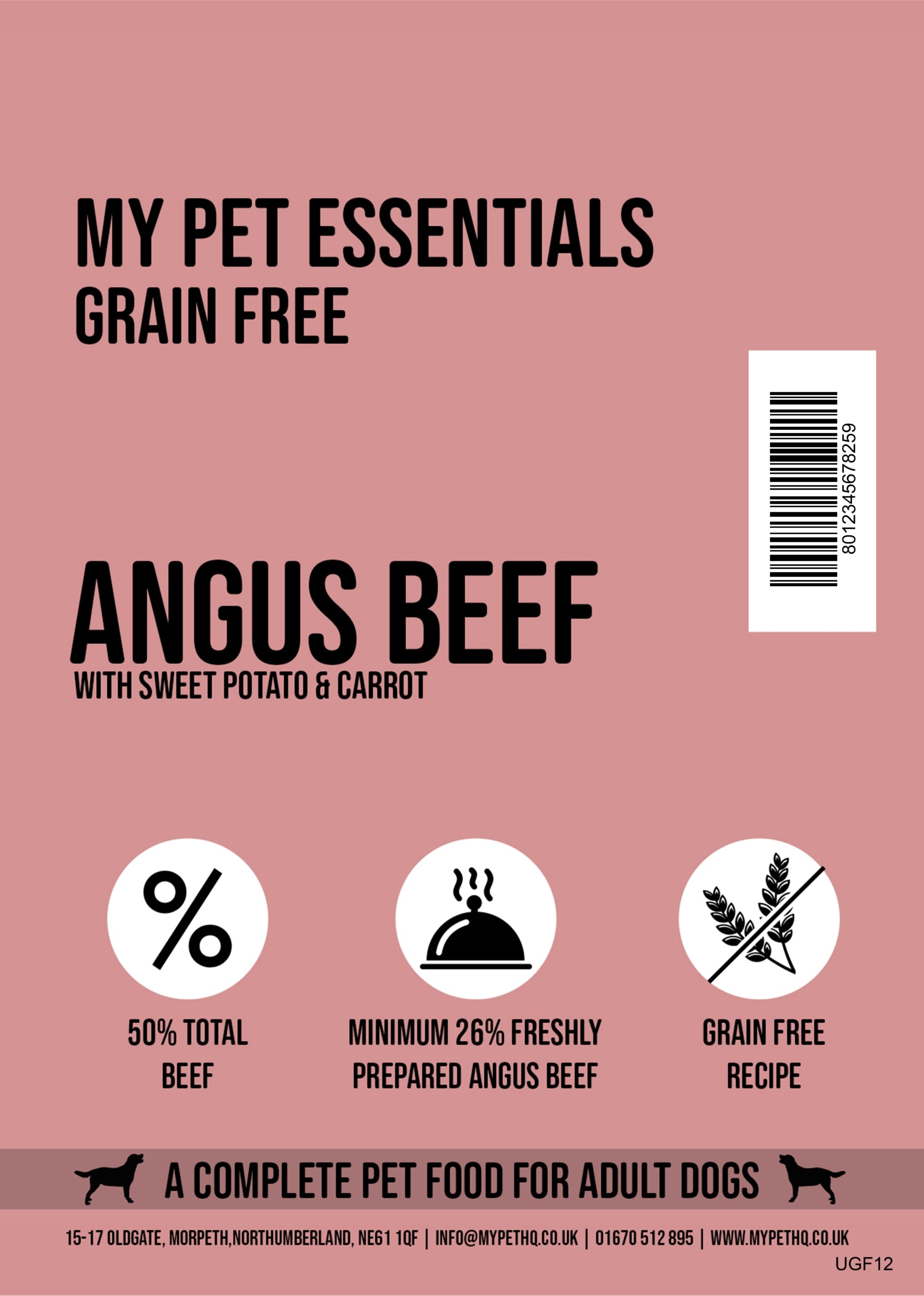 My Pet Essentials Dry Dog Food Superfood Angus Beef