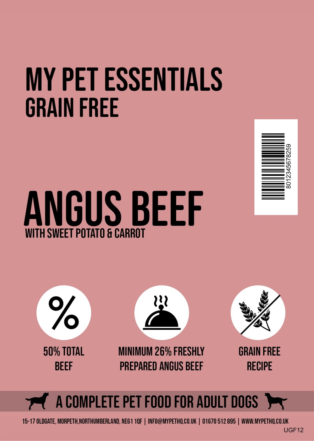 My Pet Essentials Dry Dog Food Superfood Angus Beef
