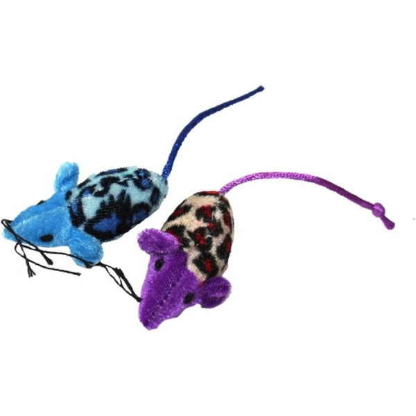 Happy Pet Cat 'n' C Velour Mice