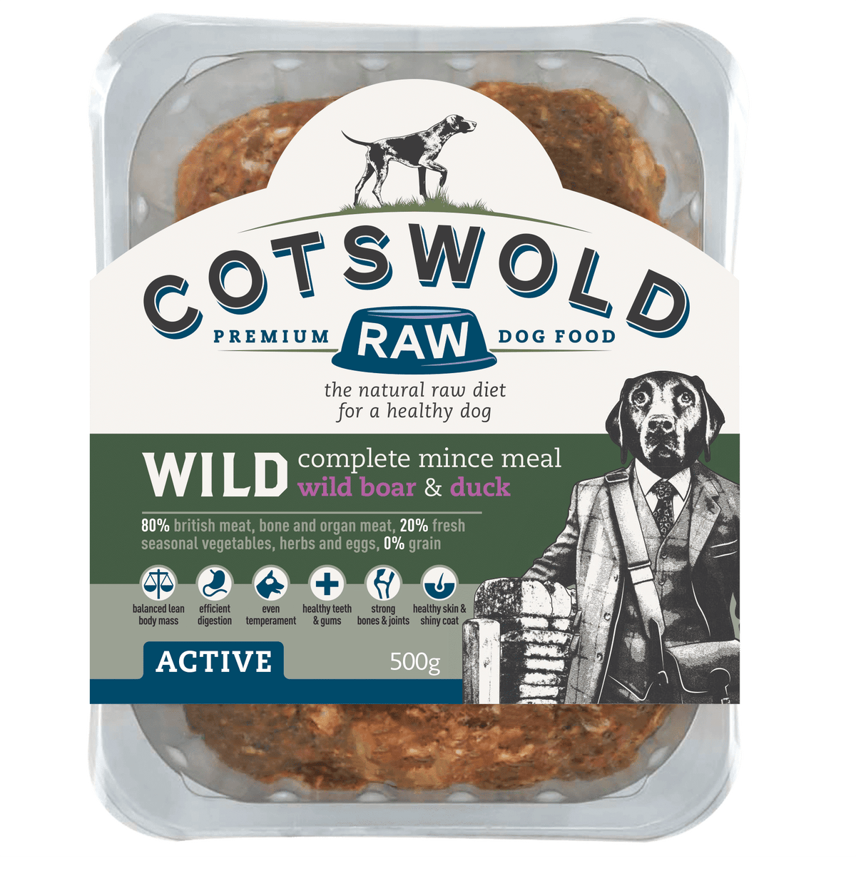 Cotswold Raw Dog Food Wild Boar & Duck