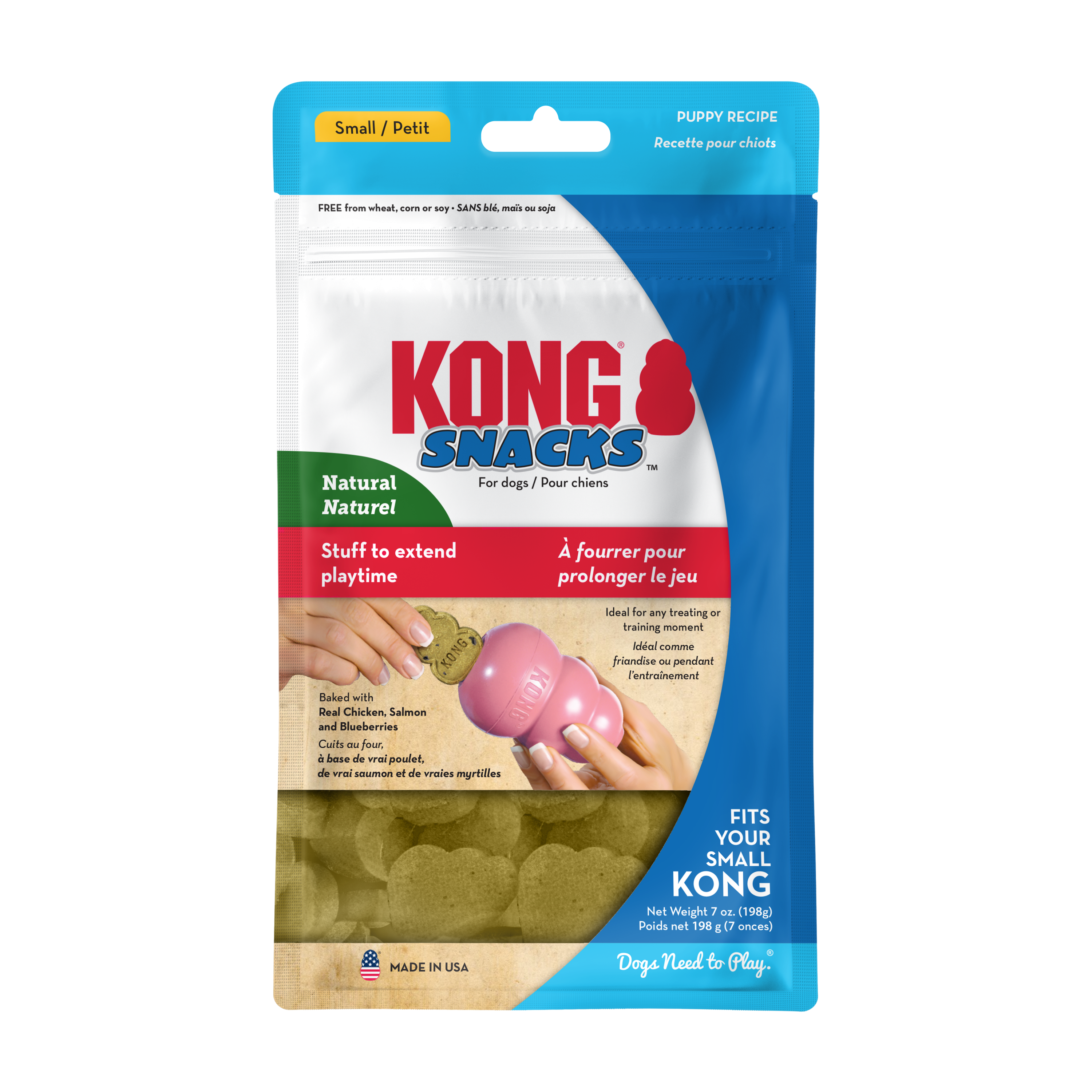 KONG Puppy Treats Snacks Small 198G