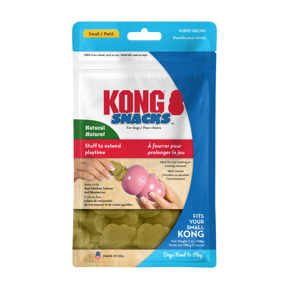 KONG Puppy Treats Snacks Small 198G
