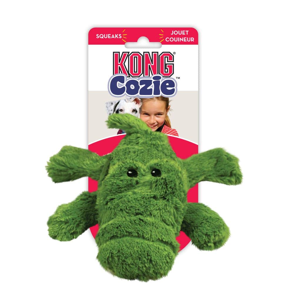 KONG Dog Toy Cozie Naturals Ali Alligator XL