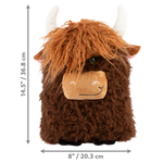 KONG Comfort Jumbo Highland Cow XL