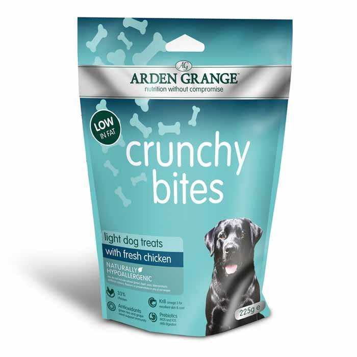 Arden Grange Dog Treat Crunchy Bites Light 225G