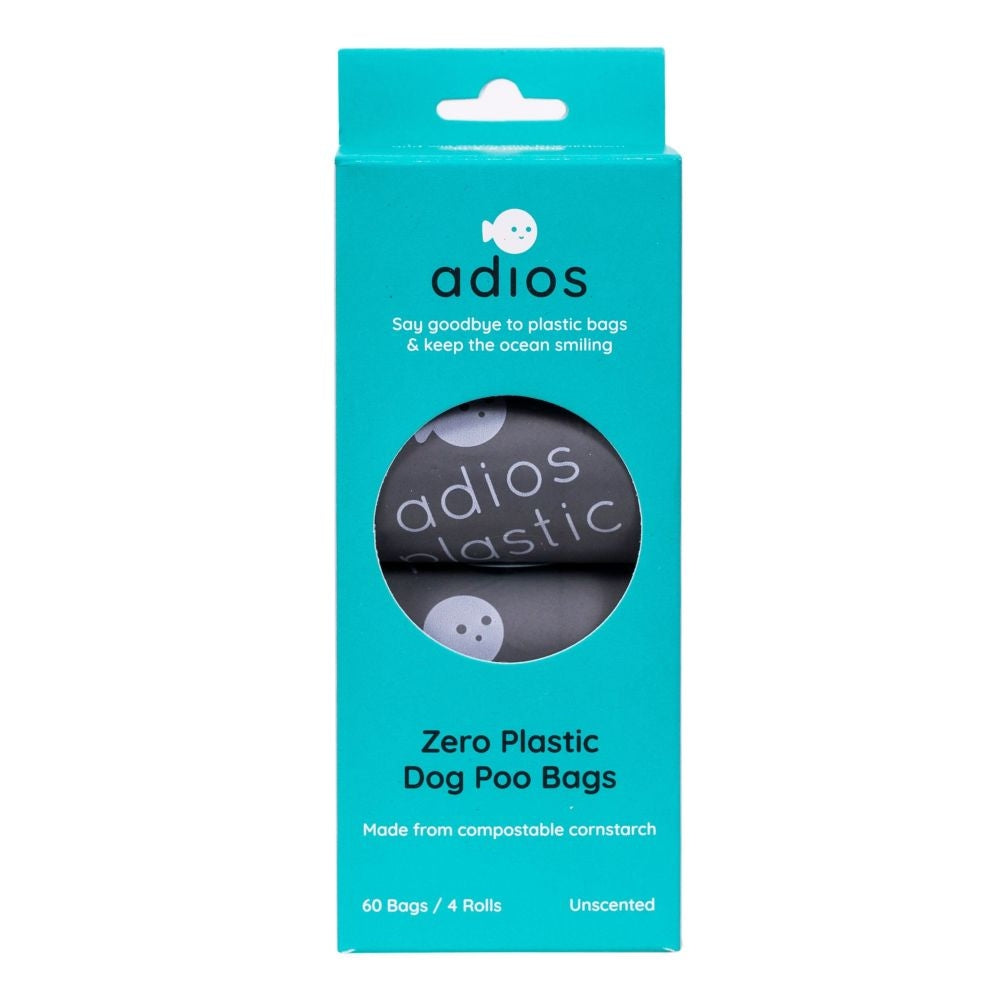 Adios Compostable Dog Poo Grey 60