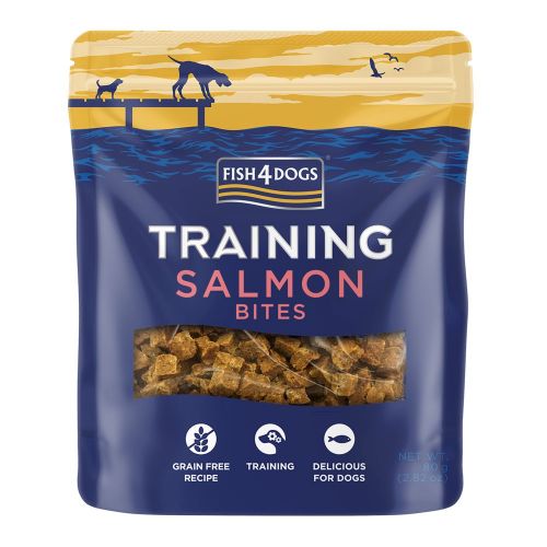 Fish4Dogs Dog Treats Salmon Bites 80g