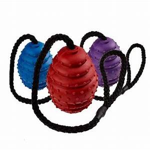 Classic Rubber Oval Ball On A Rope Lg