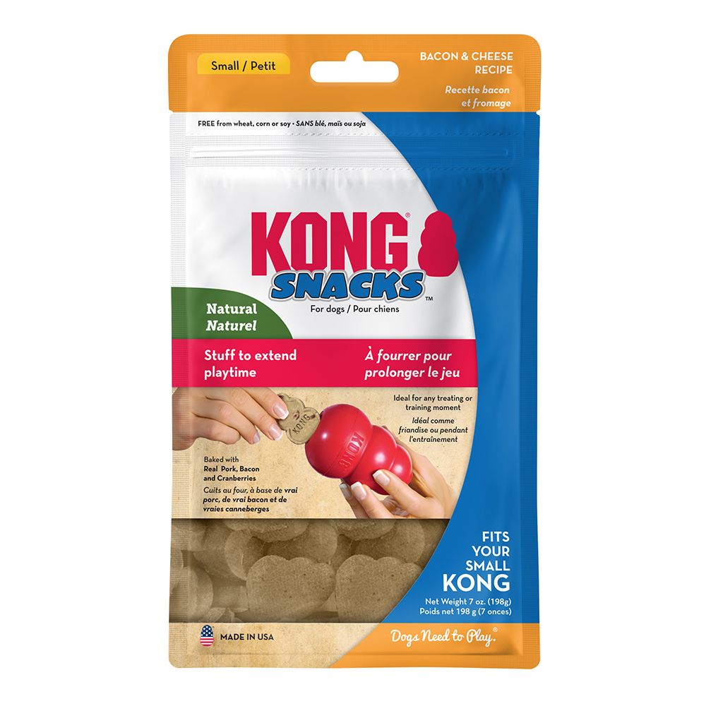 KONG Dog Snacks Bacon & Cheese Small 198g