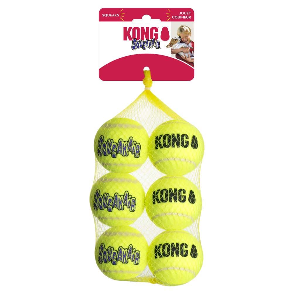 KONG Dog Toy SqueakAir Balls 6pk