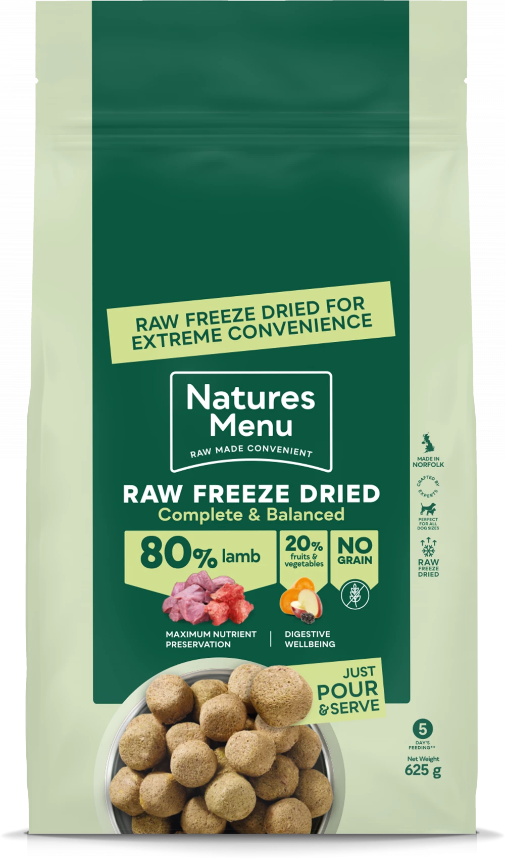 NM Freeze Dried Lamb 625G