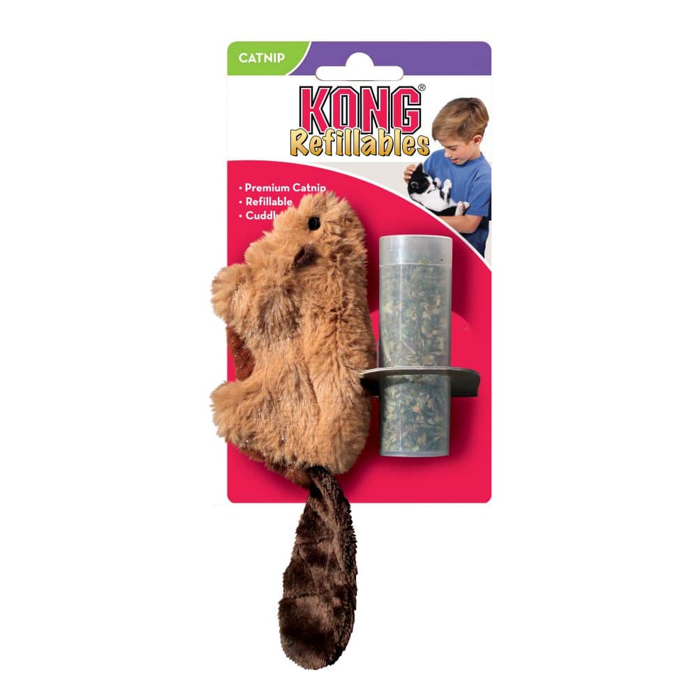 KONG Cat Toy Refillables Beaver