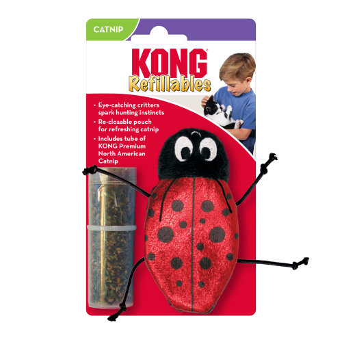 KONG Cat Refillables Ladybug