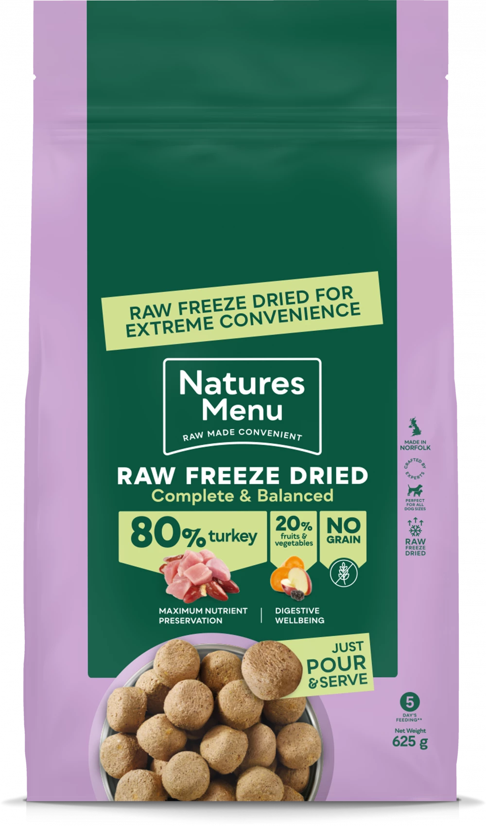 NM Freeze Dried Turkey 625G