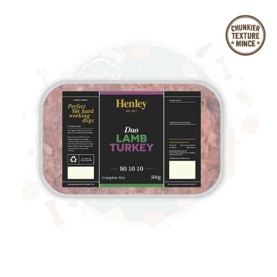 Henley Lamb & Turkey 500g
