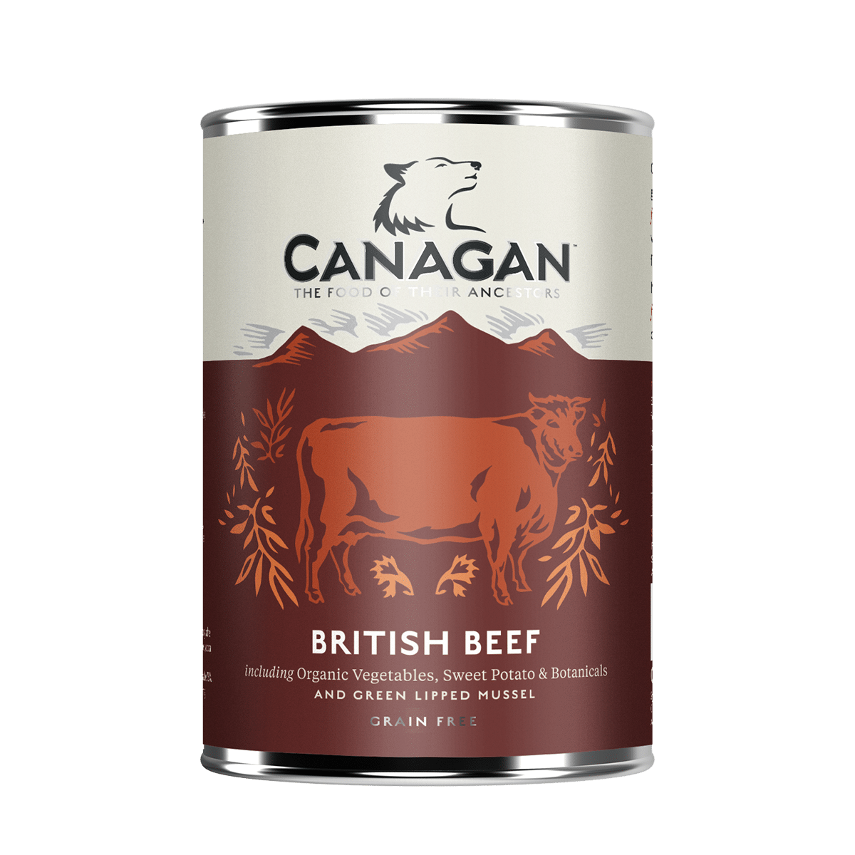 Canagan Wet Dog Food British Beef Tin 400g