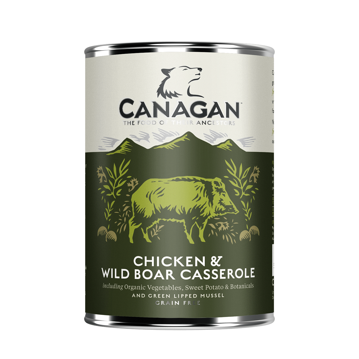 Canagan Wet Dog Food Chicken and Wild Boar Casserole Tin 400g