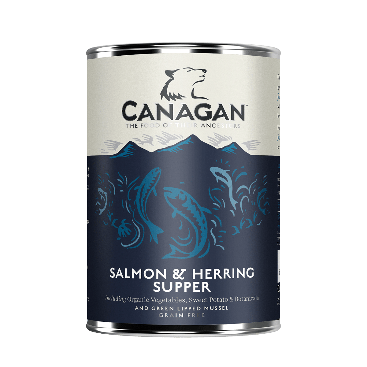 Canagan Wet Dog Food Salmon and Herring Supper Tin 400g
