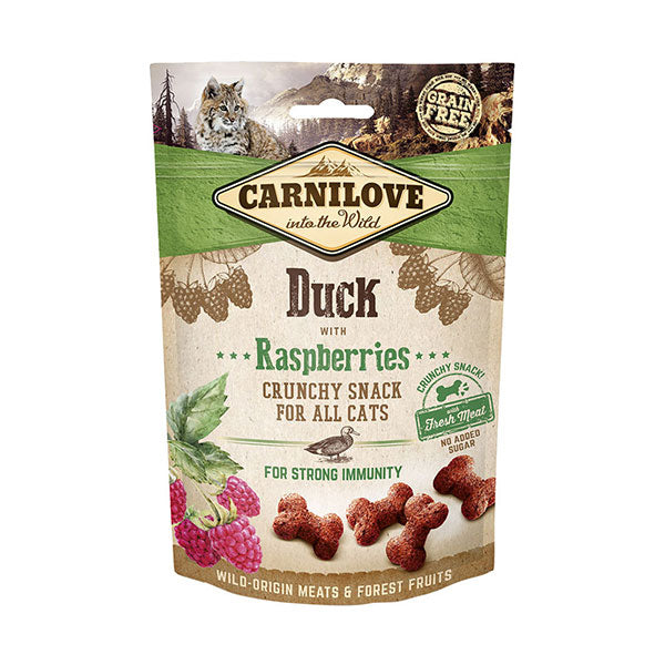 Carnilove Cat Treat Duck with Raspberries 50g