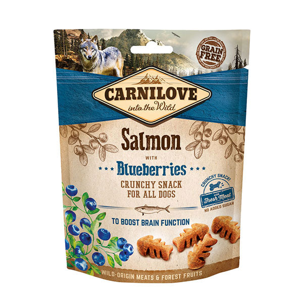 Carnilove Dog Treat Salmon with Blueberries 200g