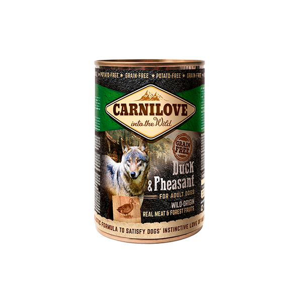 Carnilove Wet Dog Food Duck & Pheasant Tin 400g