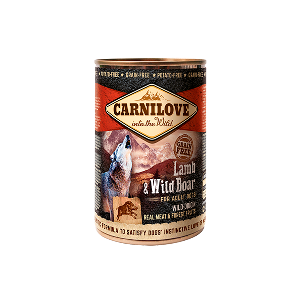 Carnilove Wet Dog Food Lamb & Wild Boar Tin 400g