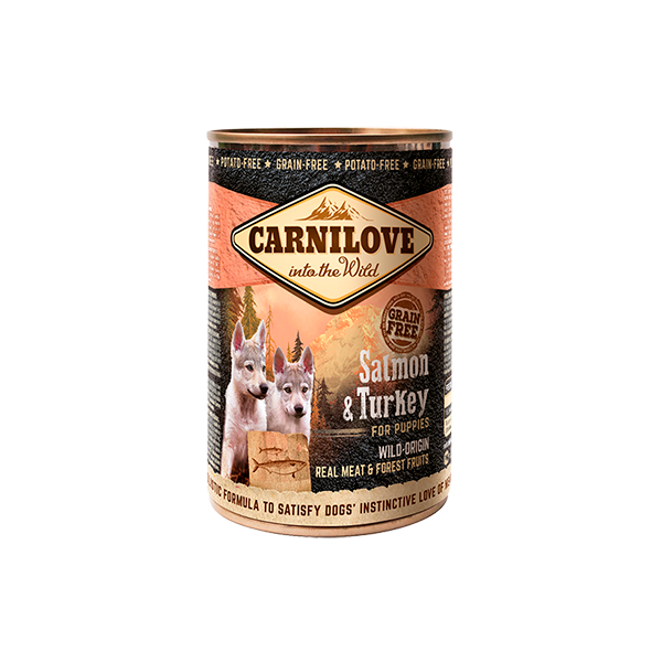 Carnilove Wet Puppy Food Salmon & Turkey Tin 400g