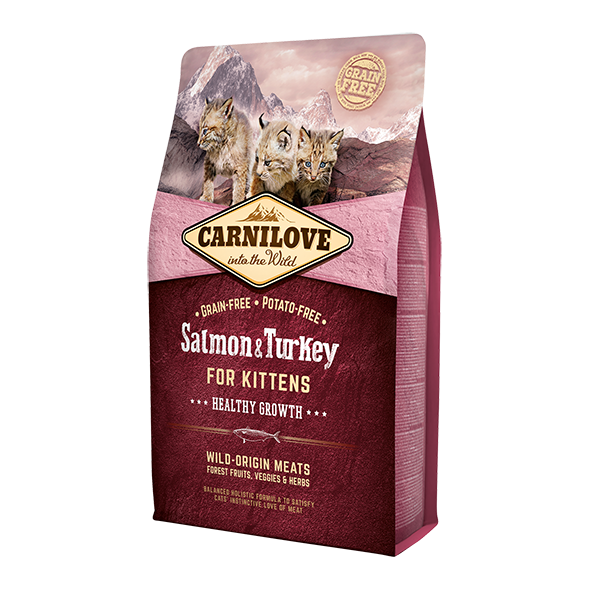 Carnilove Dry Kitten Food  Salmon & Turkey