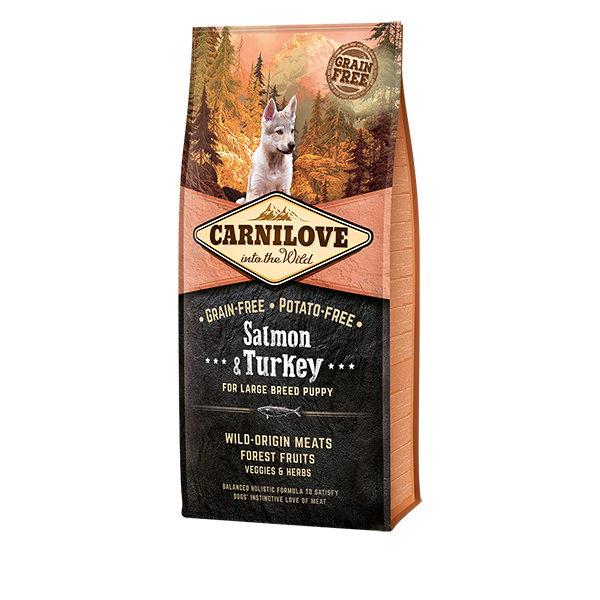 Carnilove Dry Puppy Food Large Breed Salmon & Turkey