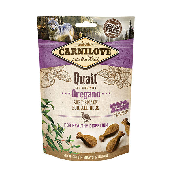 Carnilove Dog Treat Quail with Oregano 200g
