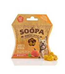 Soopa Dog Treat Carrot and Pumpkin Healthy Bites 50g