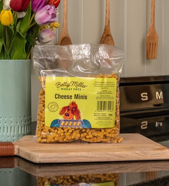 Betty Miller Wheat Free Cheese Minis Dog Treats 500g