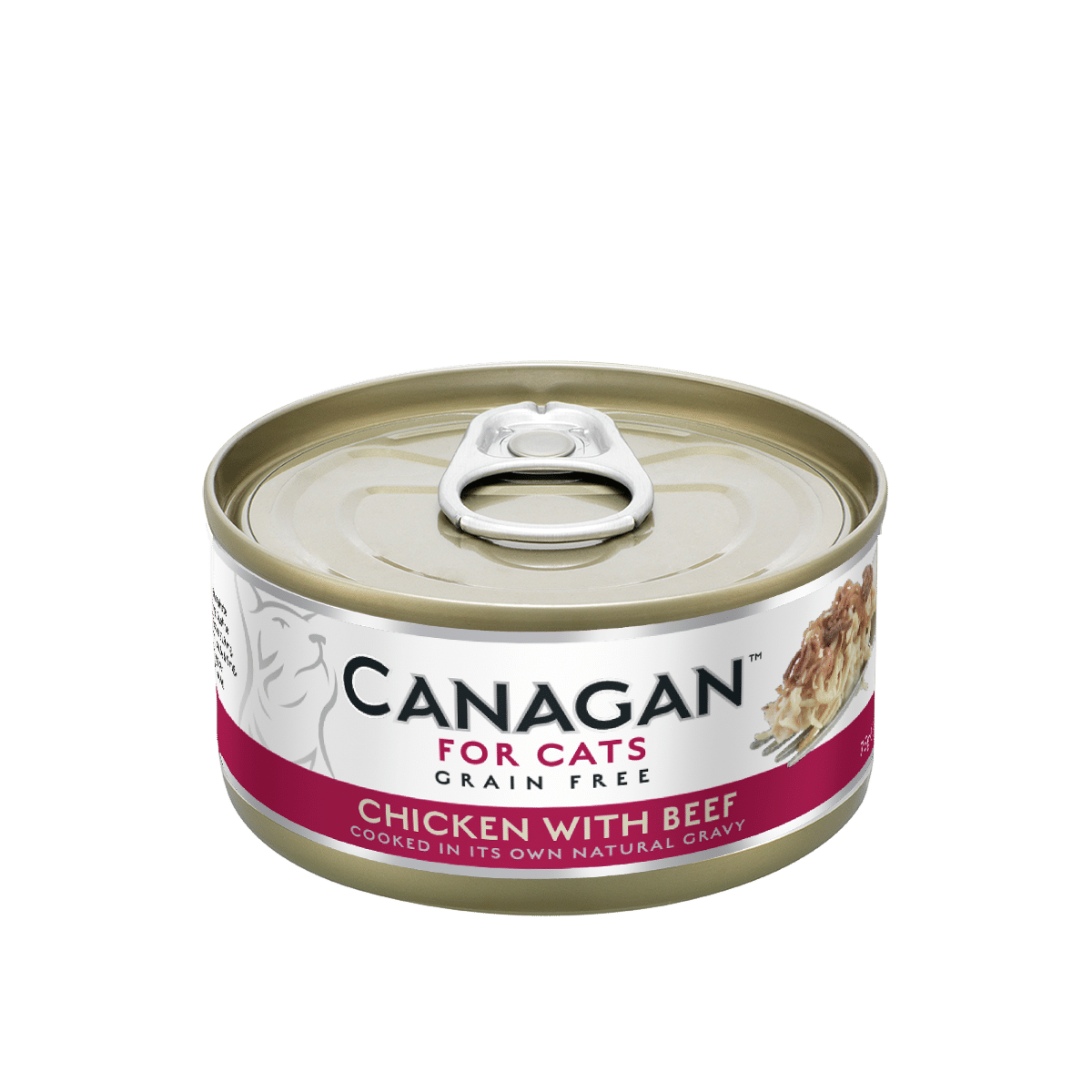 Canagan Wet Cat Food Chicken With Beef Can 75g