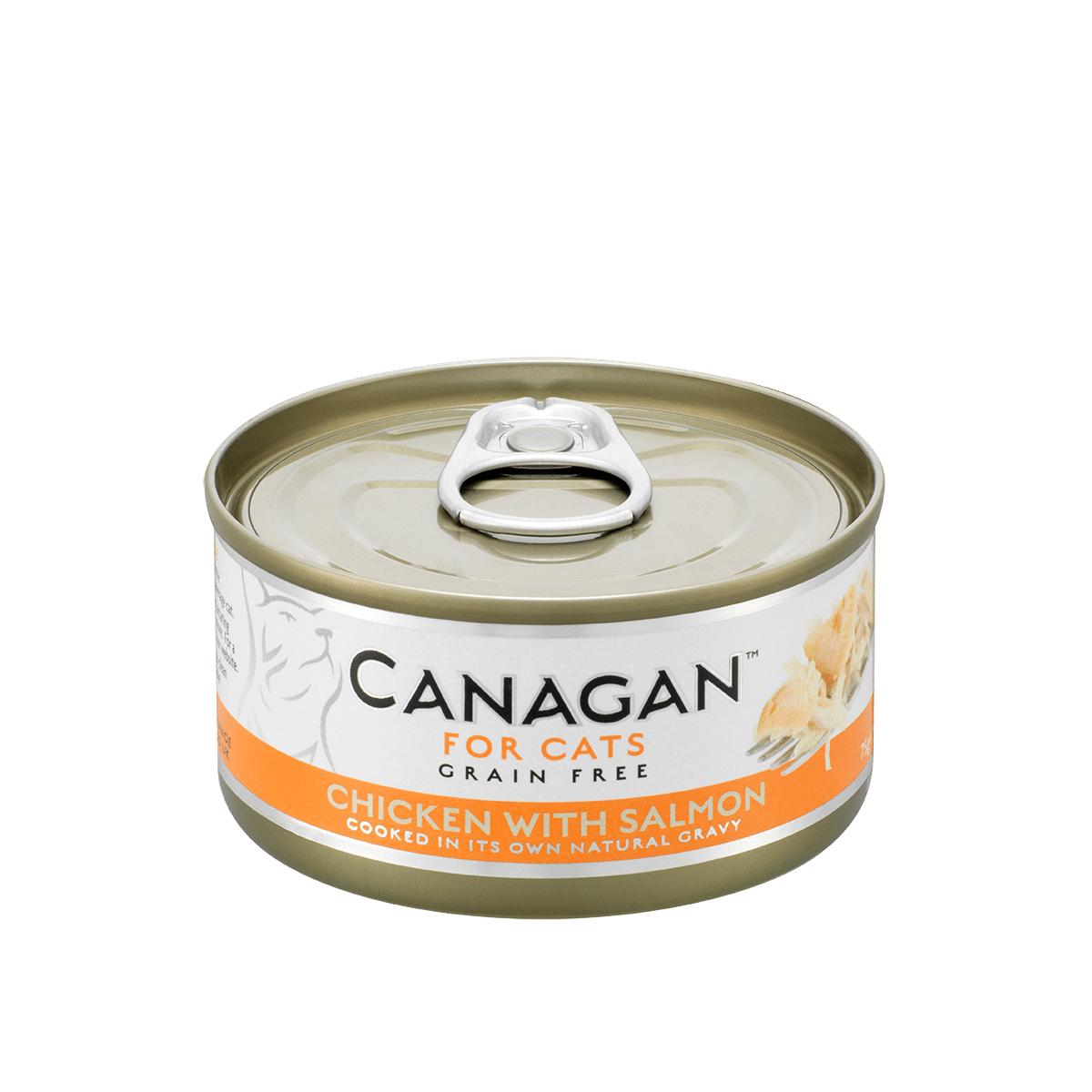 Canagan Wet Cat Food Chicken With Salmon Can 75g