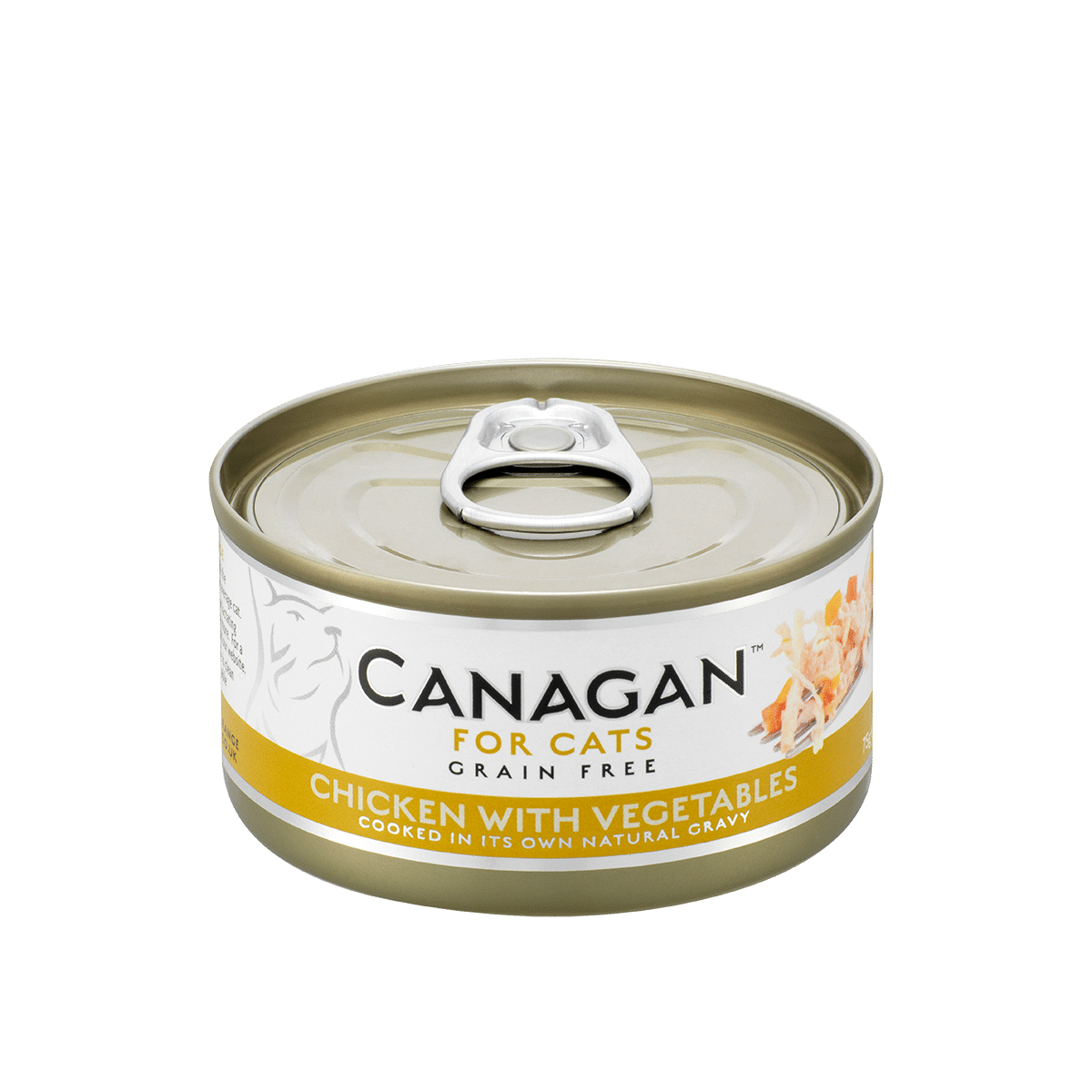 Canagan Wet Cat Food Chicken With Vegetables Can 75g