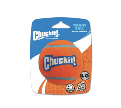 Chuckit Dog Toy Tennis Ball 1 Pack Large