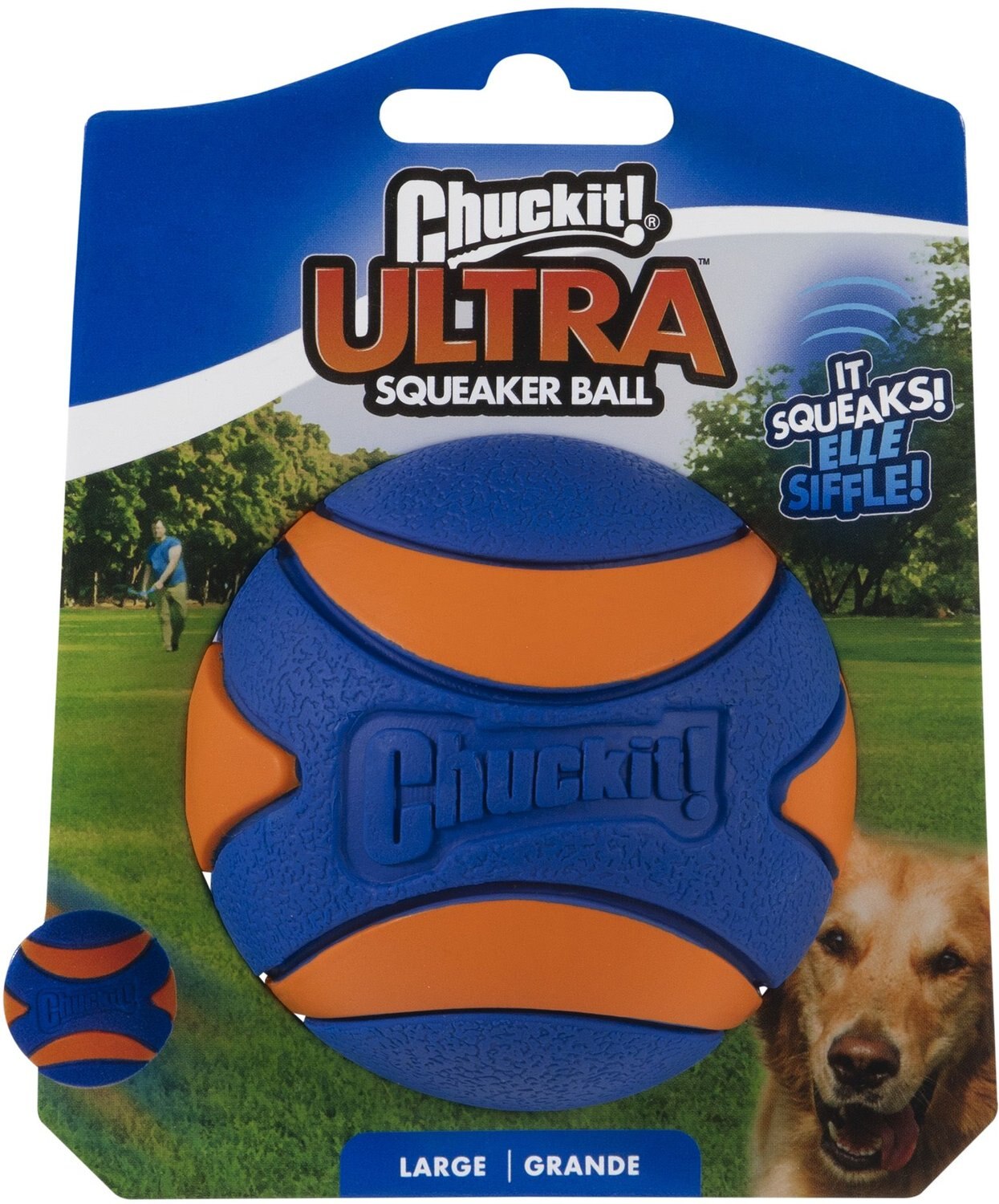 Chuckit Dog Toy Ultra Squeaker Ball Large