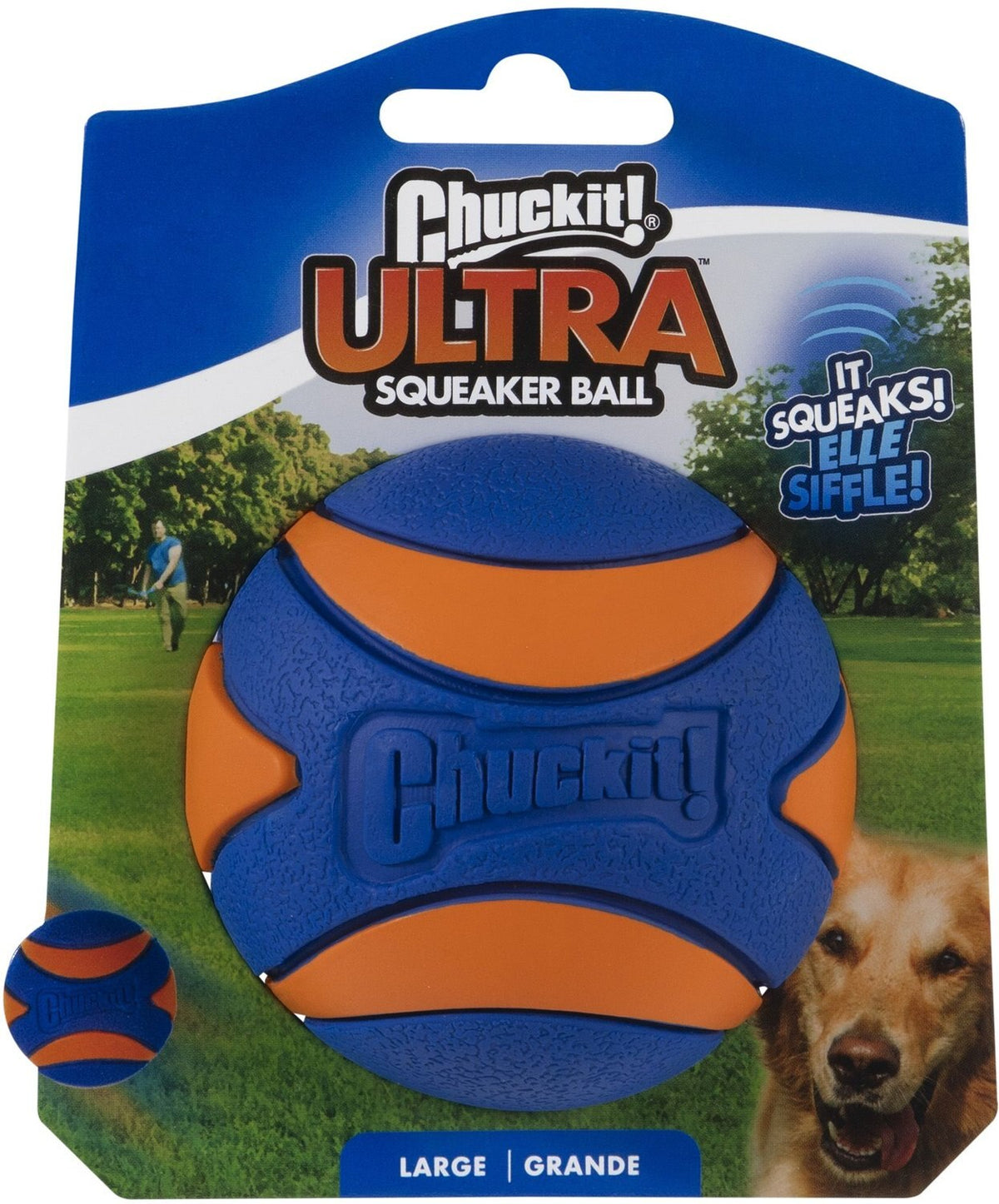 Chuckit Dog Toy Ultra Squeaker Ball Large