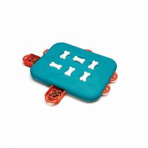 Outward Hound Dog Casino Interactive Treat Puzzle Dog Toy Turquoise