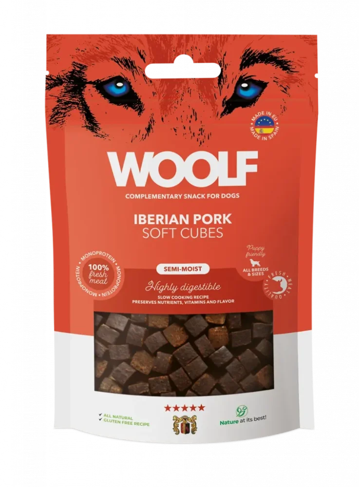Woolf Soft Cubes Pork100G
