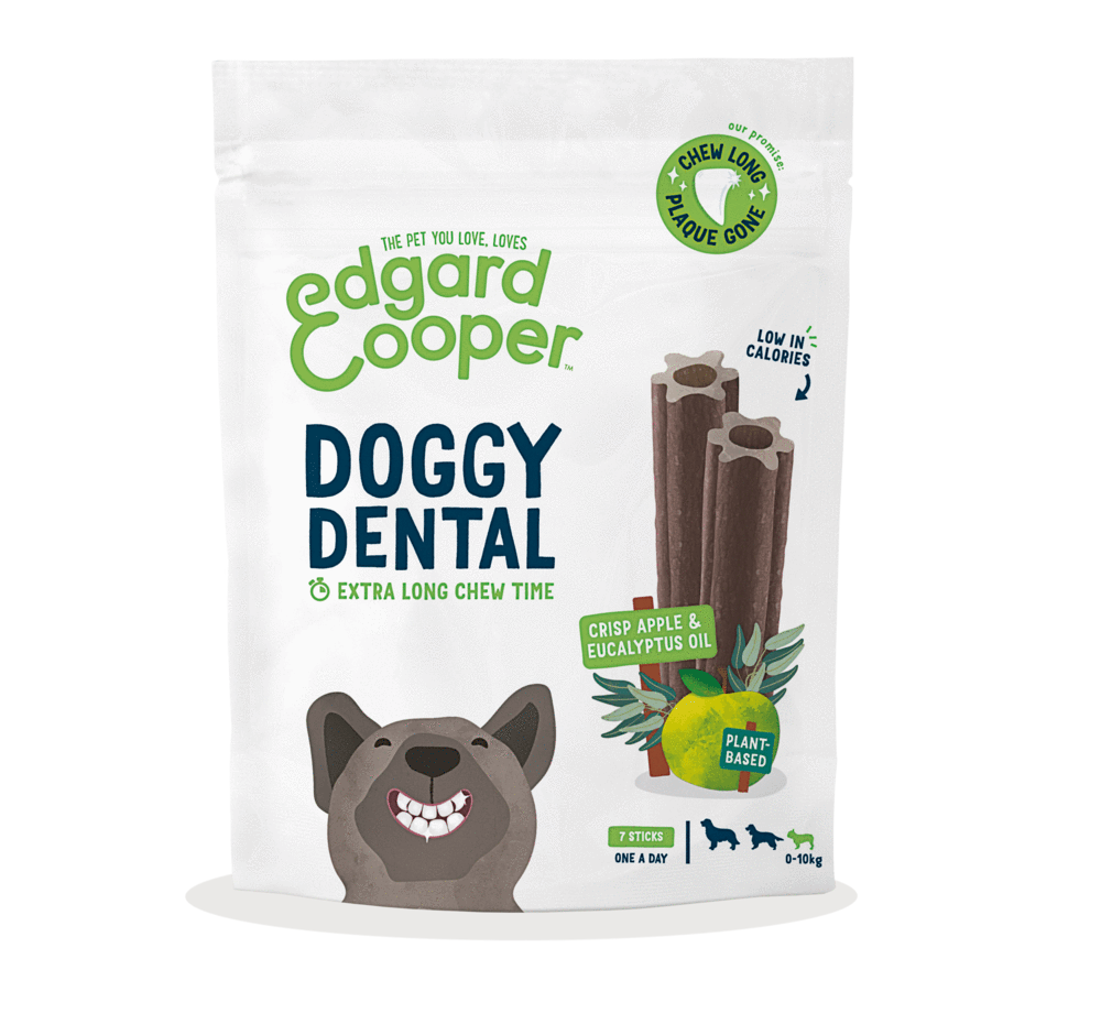 Edgard Cooper Dog Treat Doggy Dental Apple & Eucalyptus 7 Pack