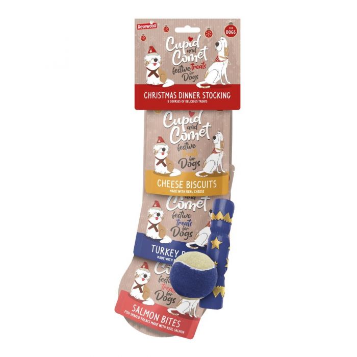 Rosewood Cupid & Comet Dog Stocking