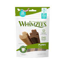 Whimzees Puppy Treats All Natural Dental Treats Medium/Large 7 Pack