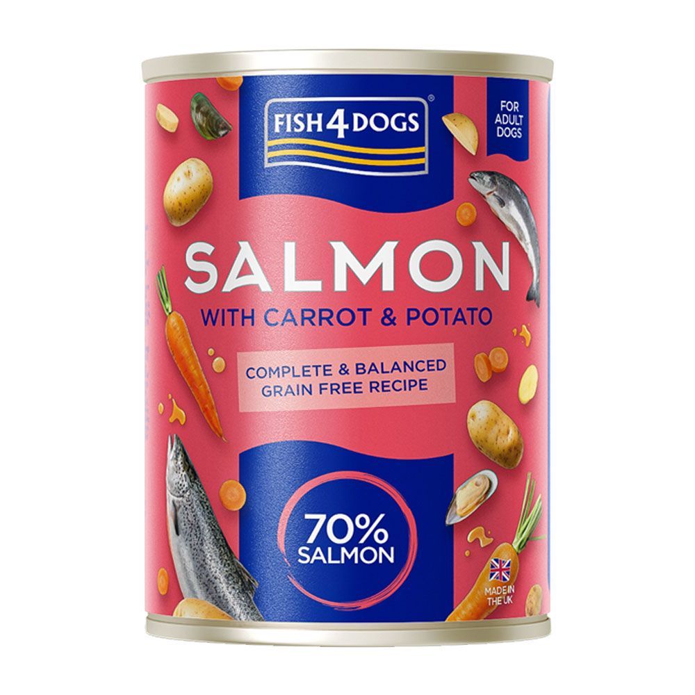 F4D Salmon with Carrot & Potato 400g