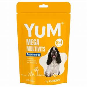 YUM Mega Multivits Senior Dog 30PK