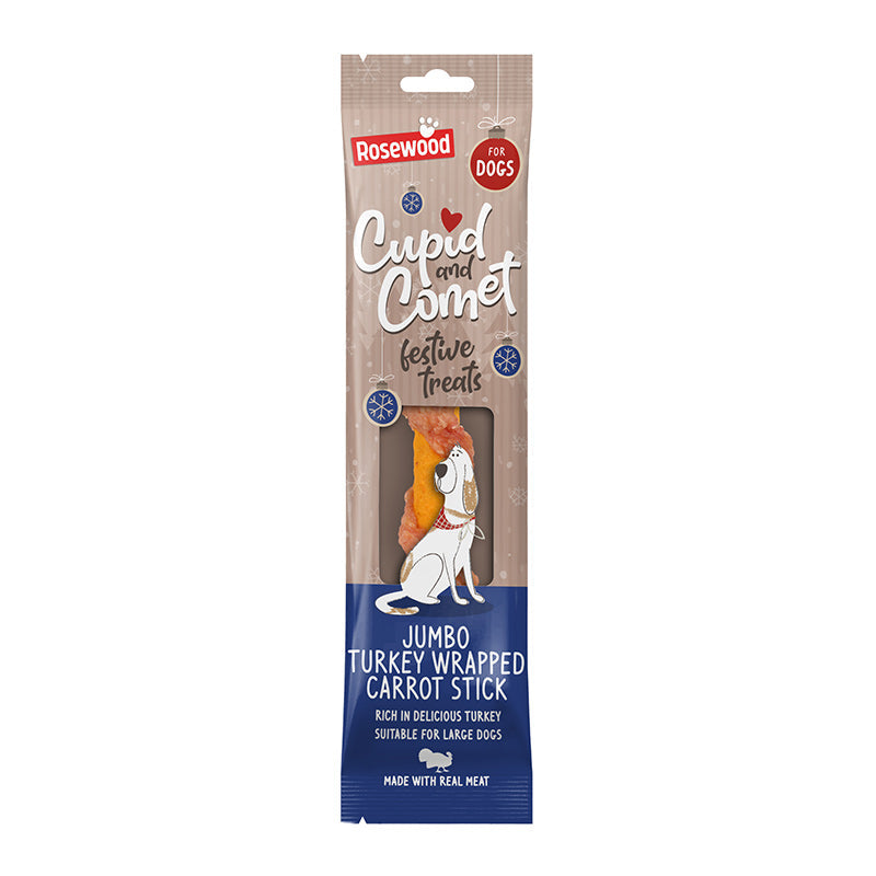 Rosewood Christmas Cupid & Comet Jumbo Turkey & Carrot Stick