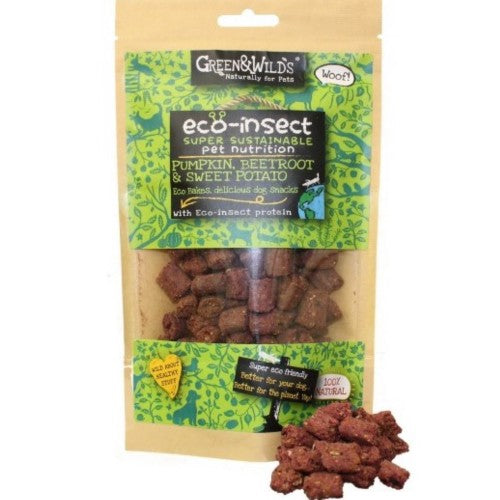 Green & Wilds Dog Treat Wild Garden Eco-insect Bakes 130g