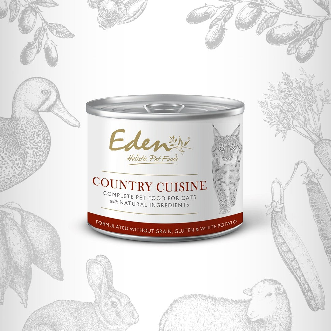 Eden Wet Cat Food Country Cuisine Can 200g