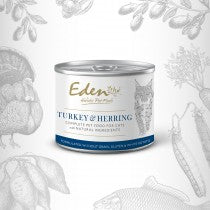 Eden Wet Cat Food Turkey & Herring Can 200g