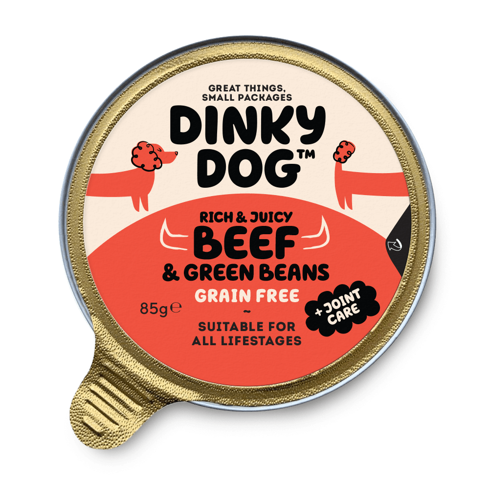 Dinky Dog Beef With Green Beans 85G
